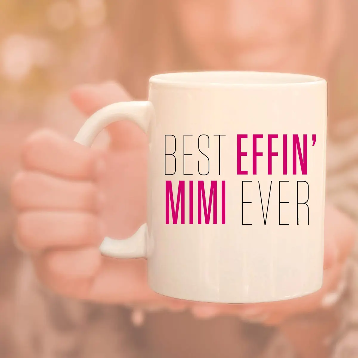 Veracco Best Effin' Mimi Ever Mug - 11 oz Ceramic Coffee Cup for Grandma, Mother's Day, and Birthday Gifts (White, Ceramic) - view 5