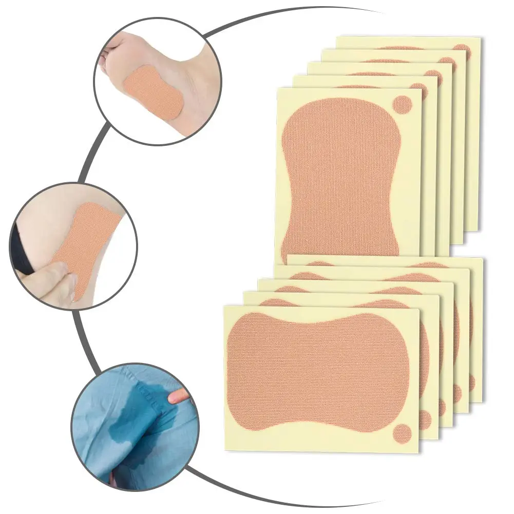HURRISE Body Deodorant 10pcs | Unisex Sweat Absorbing Underarm Patches, 9 x 6.5cm - view 2