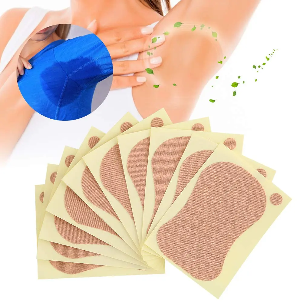 HURRISE Body Deodorant 10pcs | Unisex Sweat Absorbing Underarm Patches, 9 x 6.5cm - view 4