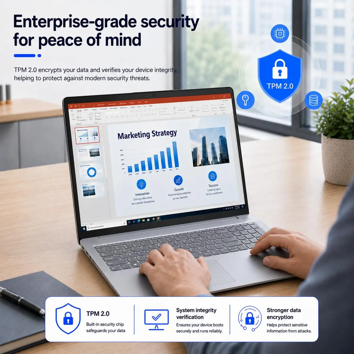 ist computers Lenovo V15 G6 Notebook AMD Ryzen 7 16GB RAM 512GB SSD | Business-Ready, Windows 11 Pro - view 9