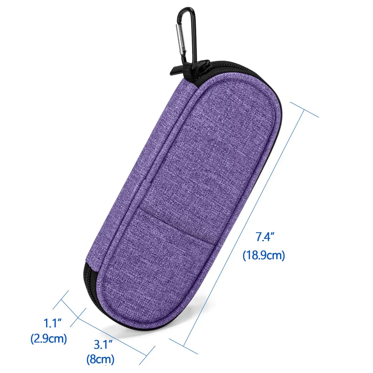Yarwo Insulin Cooler Travel Case with 2 Ice Packs | Purple, 7.4 x 3.1 x 1.1 inches - view 5