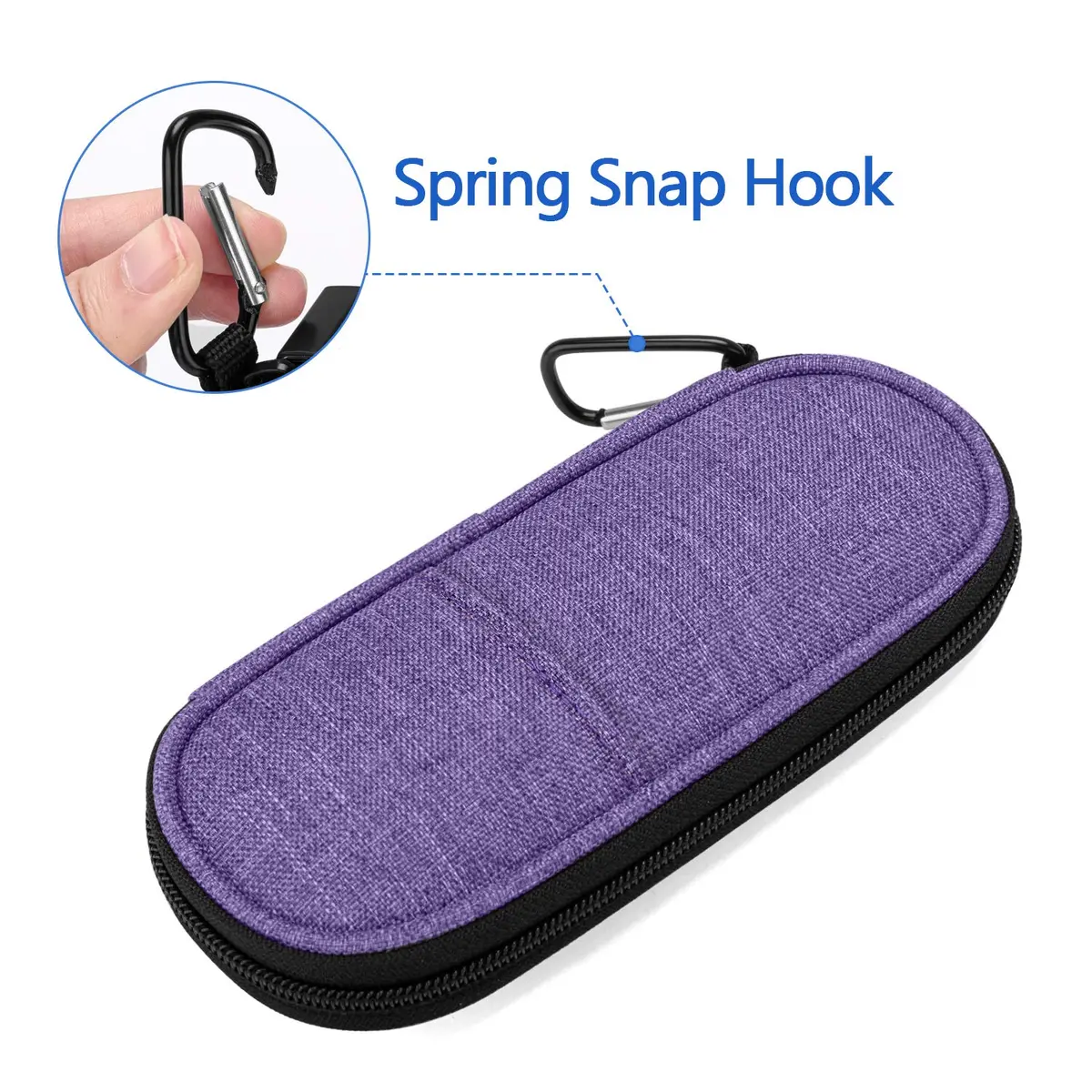 Yarwo Insulin Cooler Travel Case with 2 Ice Packs | Purple, 7.4 x 3.1 x 1.1 inches - view 4