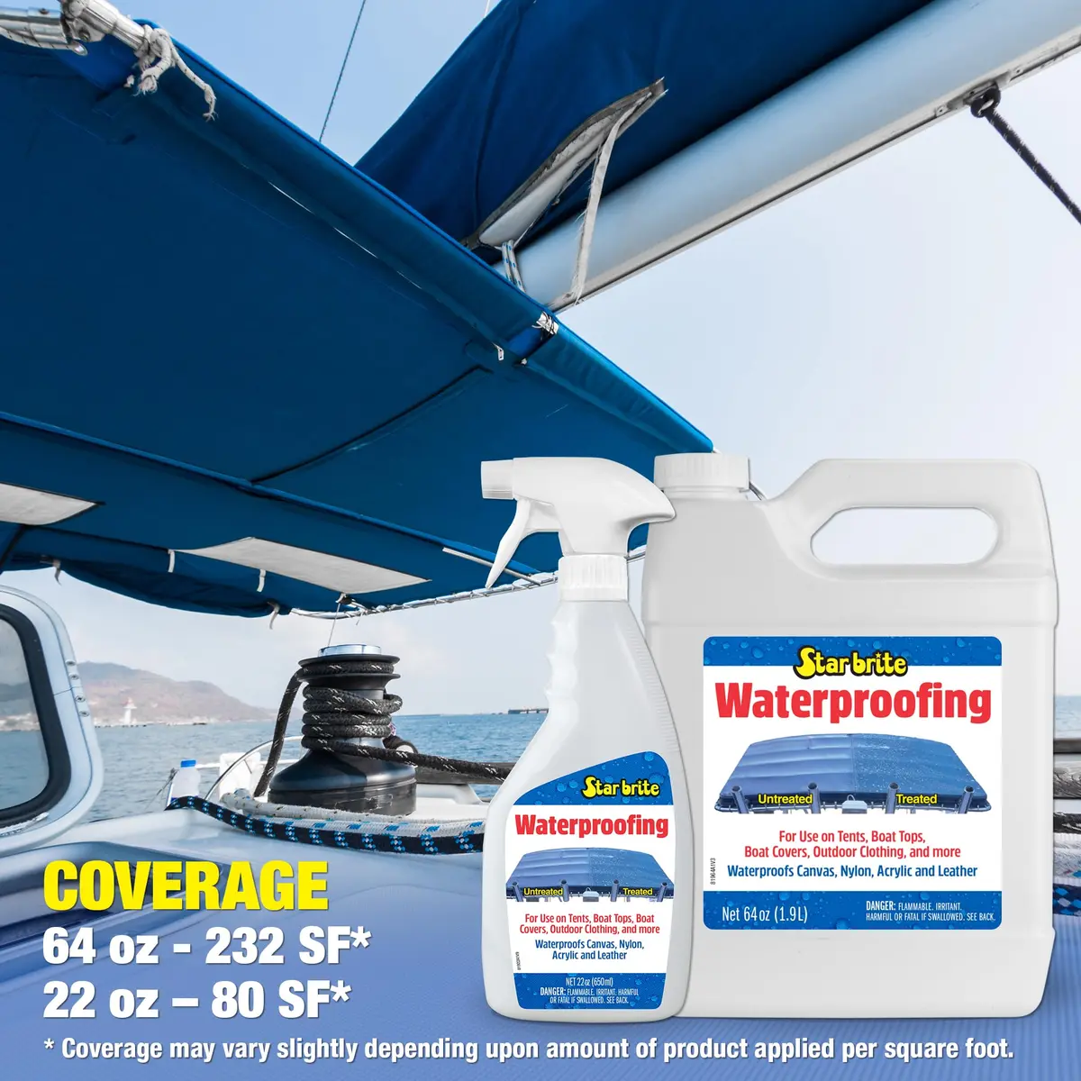 STAR BRITE Waterproofing - PFAS Free Spray & Stain Protection | Marine-Grade Outdoor Fabric Shield - view 4
