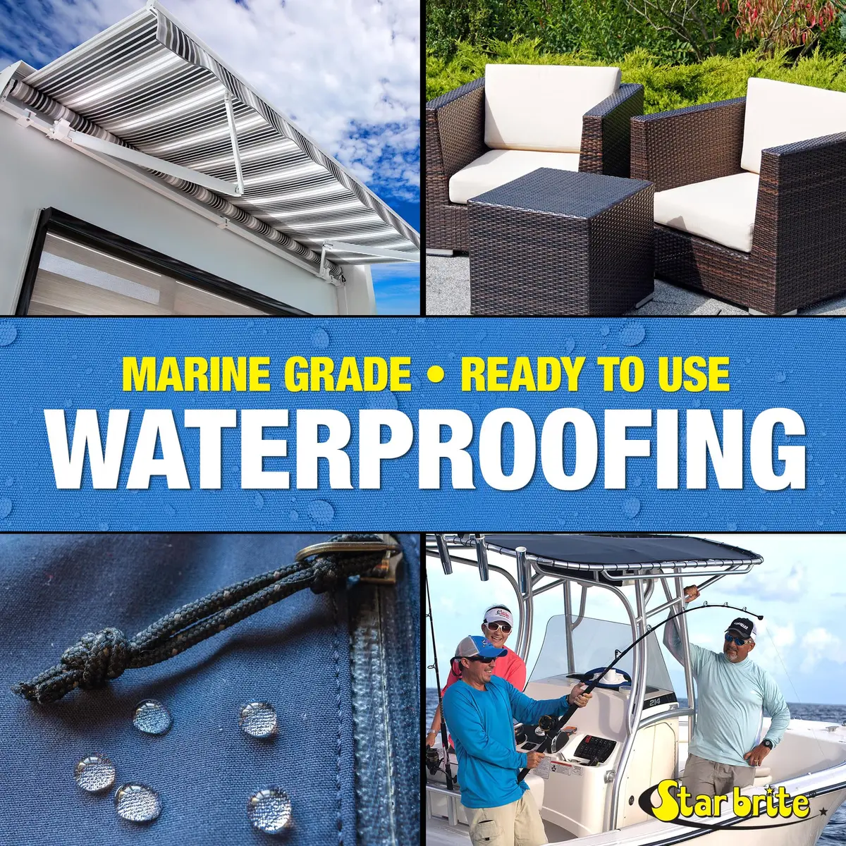 STAR BRITE Waterproofing - PFAS Free Spray & Stain Protection | Marine-Grade Outdoor Fabric Shield - view 3