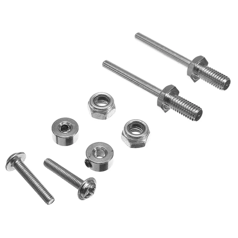 AONTOKY Aluminum Landing Gear Wheel Kit for RC Airplane 25-40 Class | Durable Lightweight Aircraft Parts - view 3