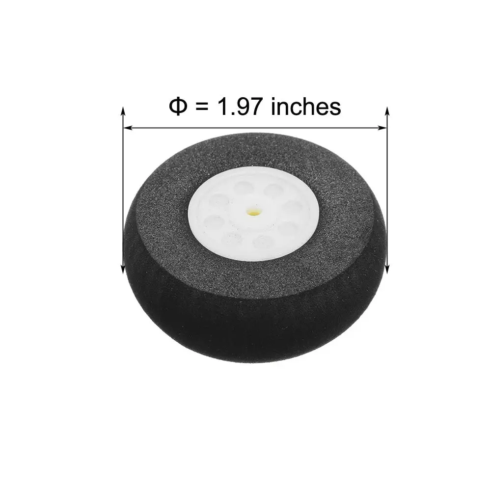 AONTOKY Aluminum Landing Gear Wheel Kit for RC Airplane 25-40 Class | Durable Lightweight Aircraft Parts - view 4