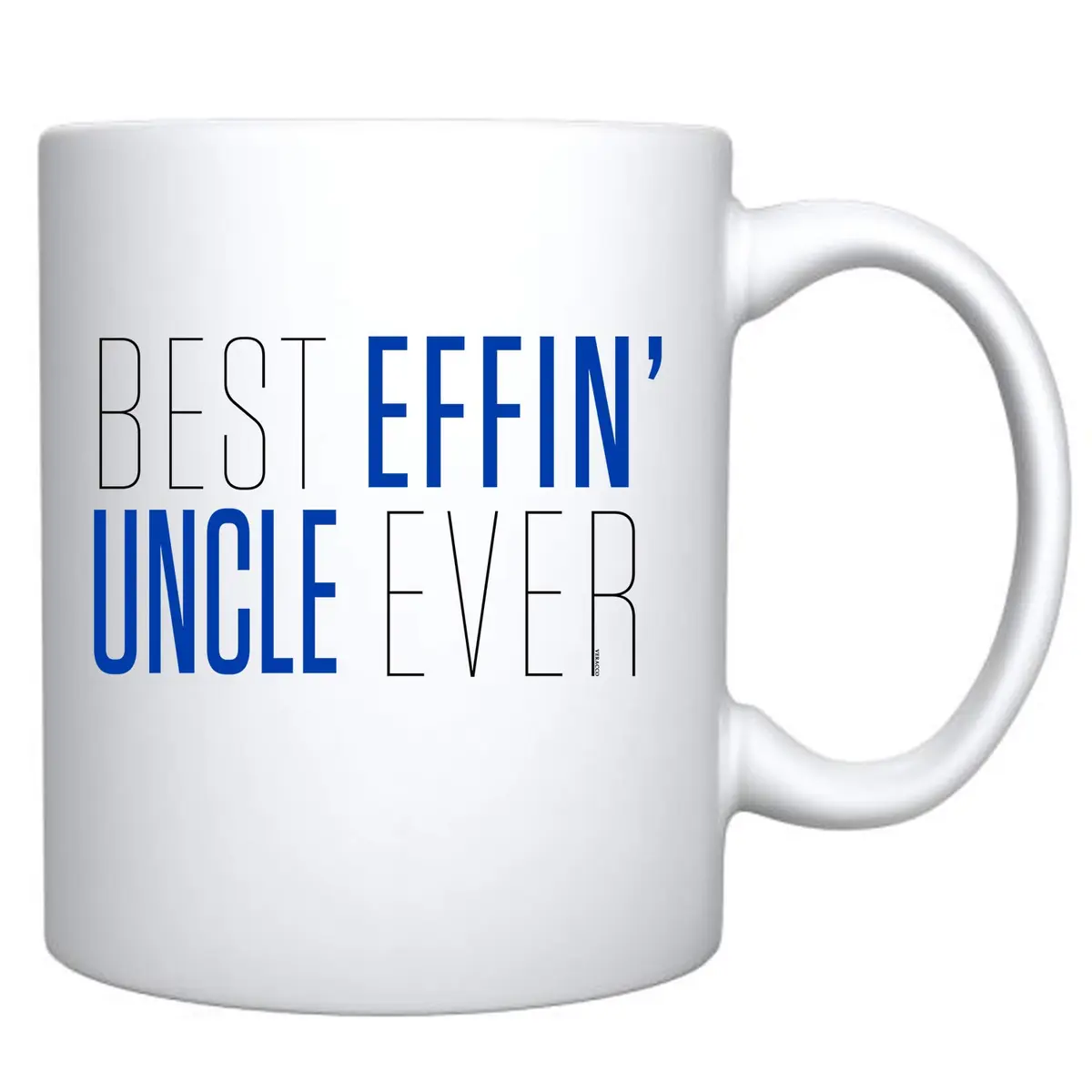 Veracco Best Effin' Uncle Ever Ceramic Coffee Mug 325ml (11 fl oz) | Funny Birthday Gift for Him - view 2