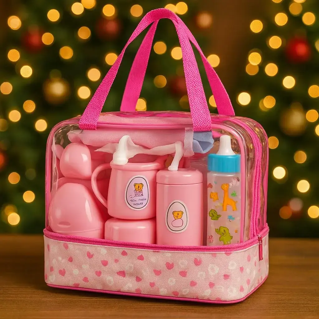 fash n kolor My Sweet Baby Disappearing Doll Feeding Set with 38 Pieces | Ages 3+ - view 5