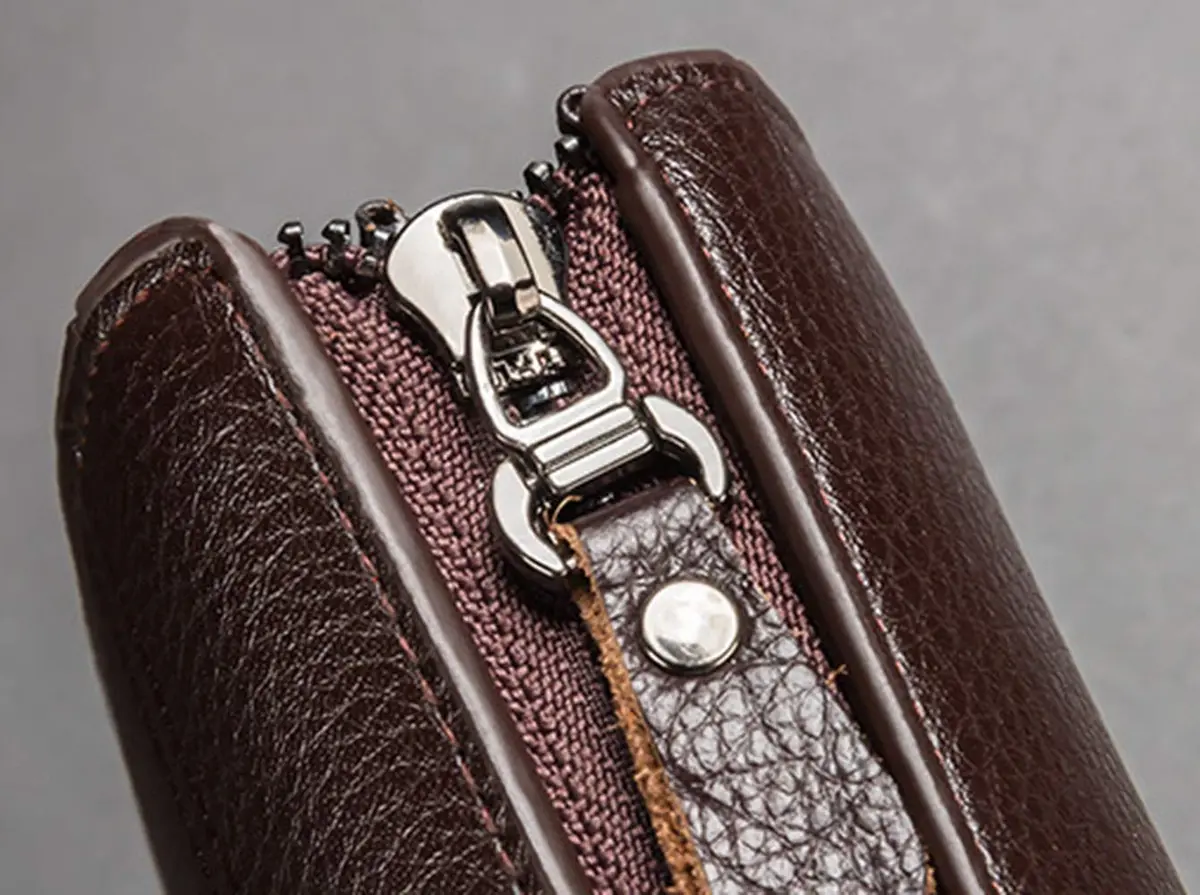 Valentoria Long Faux Leather Clutch Wallet for Men 21.01cm x 3.99cm x 13cm (8.27" x 1.57" x 5.12") | RFID Blocking Business Handbag - view 8