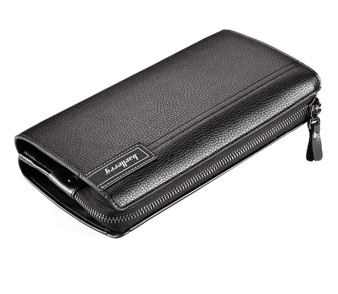 Valentoria Long Faux Leather Clutch Wallet for Men 21.01cm x 3.99cm x 13cm (8.27" x 1.57" x 5.12") | RFID Blocking Business Handbag - view 3