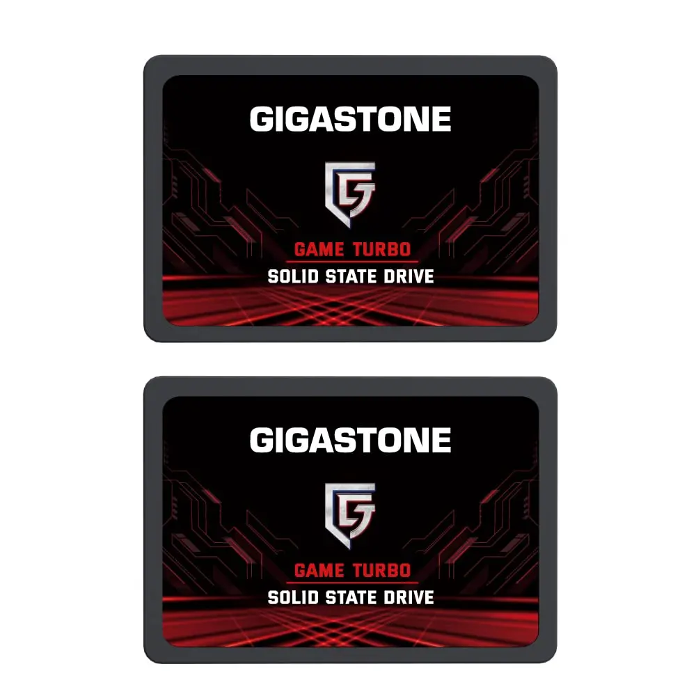 Gigastone 128GB Game Turbo SSD 2-Pack | Up to 500MB/s with SLC Caching for Gaming & PC - main product image