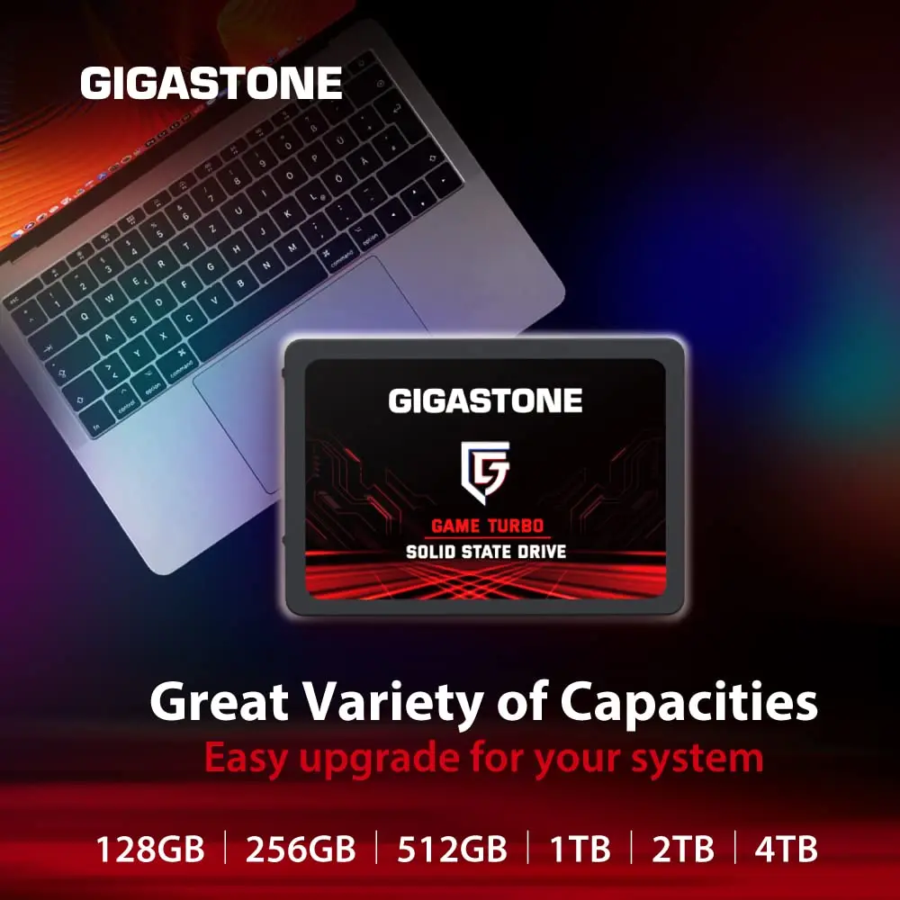 Gigastone 128GB Game Turbo SSD 2-Pack | Up to 500MB/s with SLC Caching for Gaming & PC - view 6