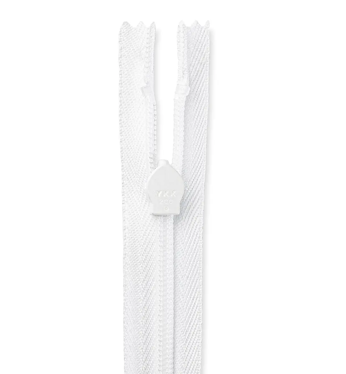 Lakesstory Invisible White Zipper 16 inch (40.6 cm) | Smooth Nylon & Polyester for Sewing & Crafts - view 8