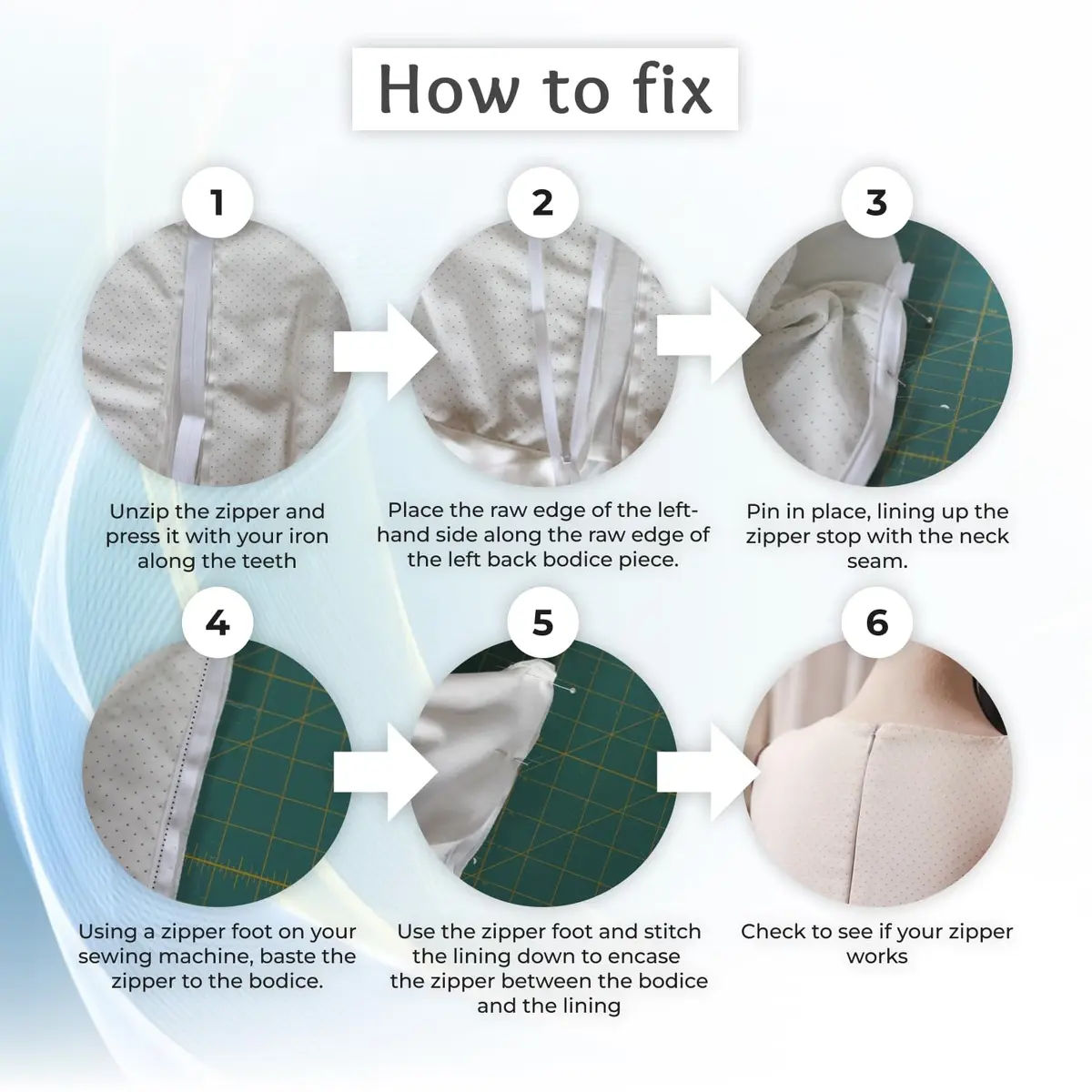 Lakesstory Invisible White Zipper for Sewing 18" (45.7 cm) | Smooth Nylon Craft Zipper - view 14