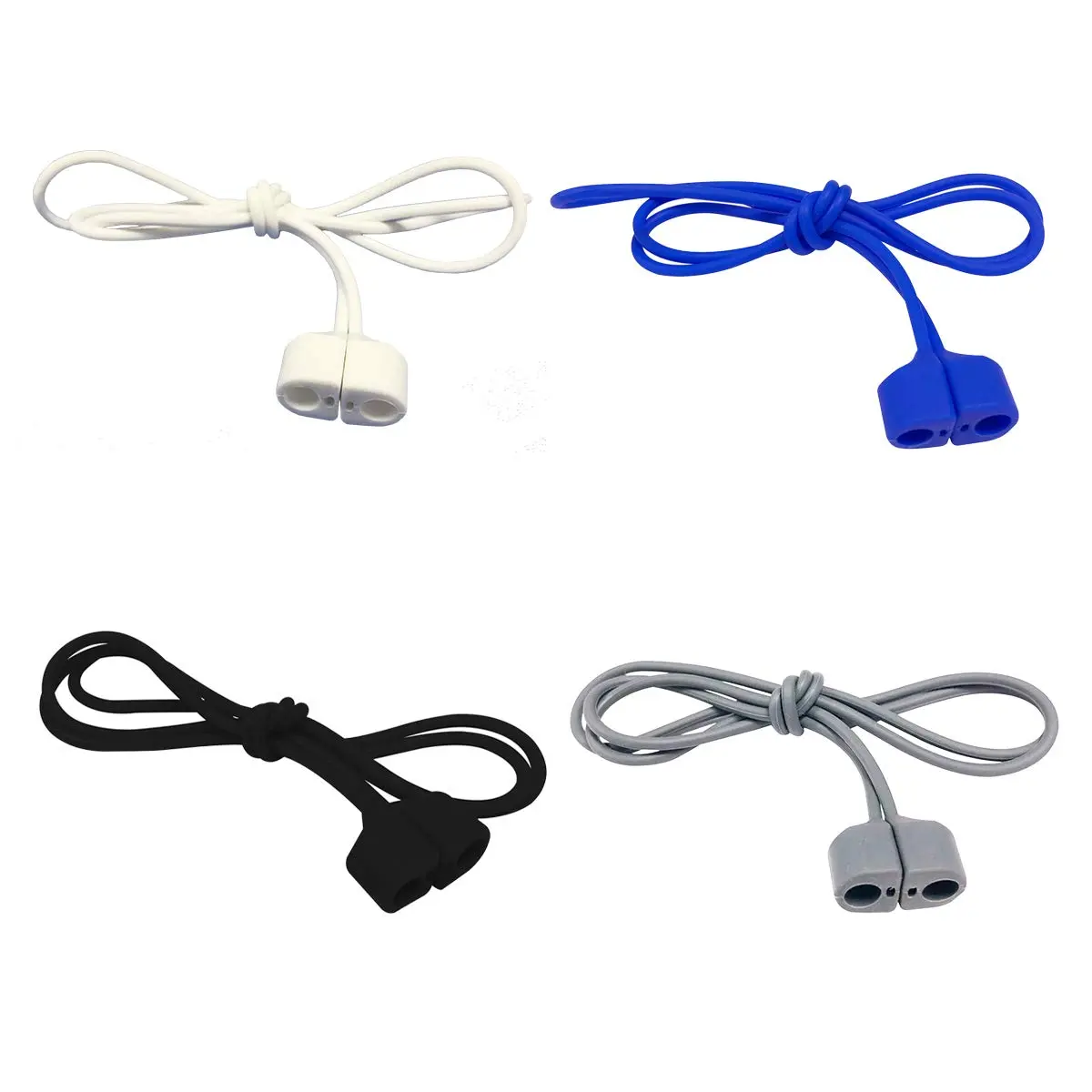 MULTAICH Magnetic Anti-Lost Strap for AirPods, Pro, Pro2 | 68.5 cm (27 in) Silicone Neck Rope Cord - view 6