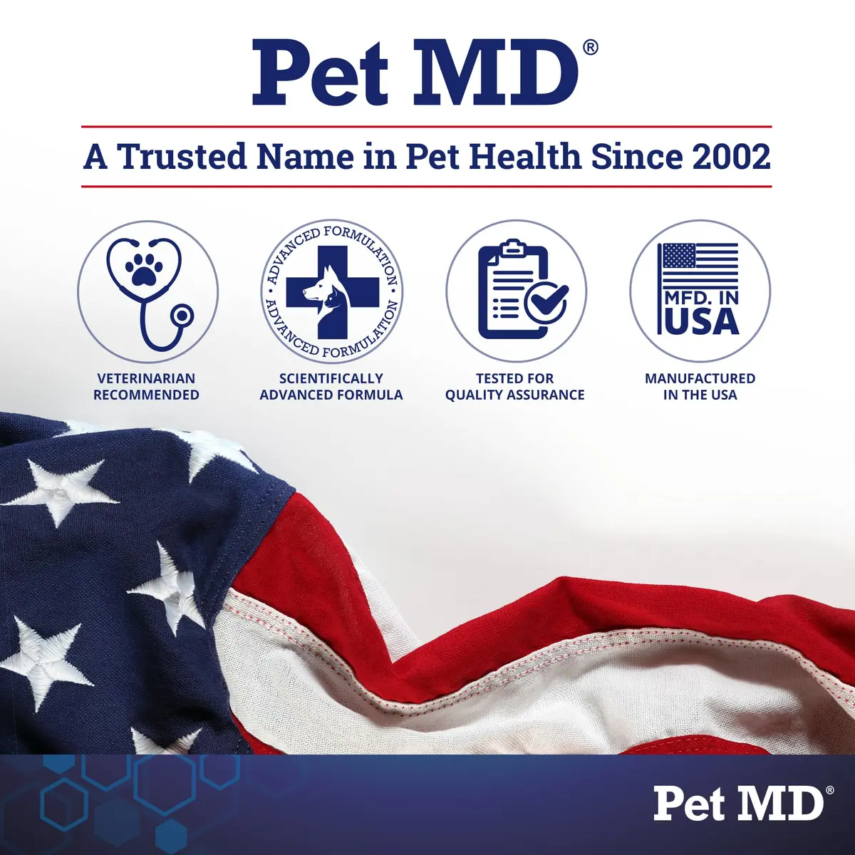 Pet MD Dental Wipes for Dogs Teeth - Fresh Apple & Mint Flavor - 100ct | Easy Dental Care for Dogs in India - view 7