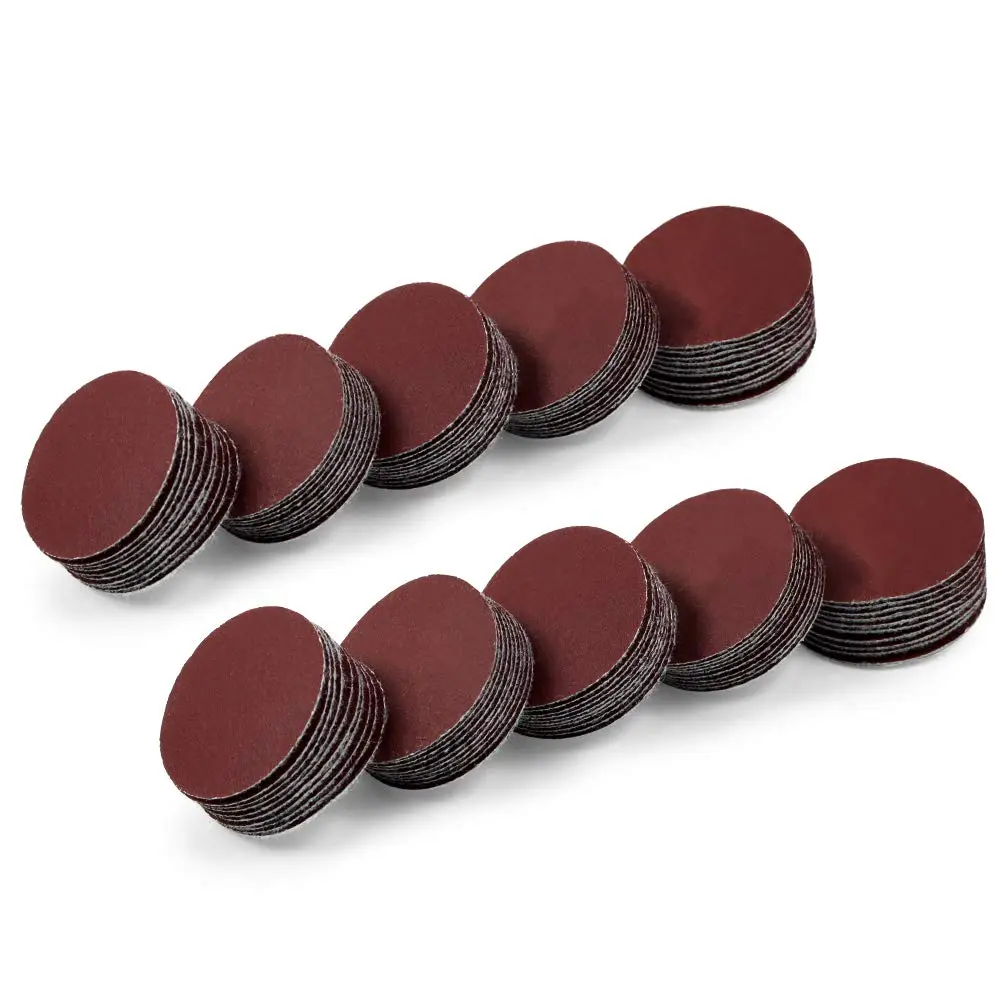 SPEEDWOX 1 Inch 800-Grit Hook & Loop Sanding Discs | Fine Aluminum Oxide for Precision Finishing - main product image