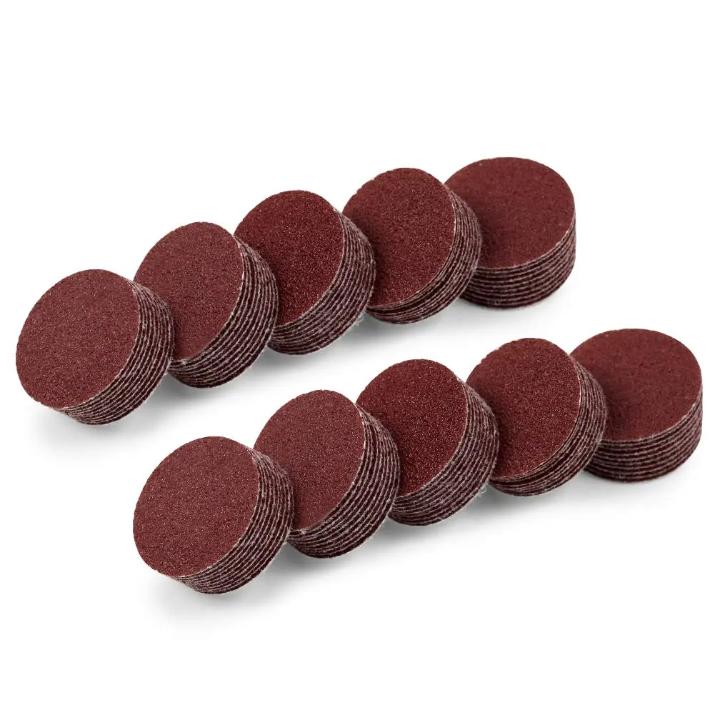 SPEEDWOX 100pcs Sanding Discs 1 Inch | 100 Grit Hook & Loop for Drill & Grinder - main product image