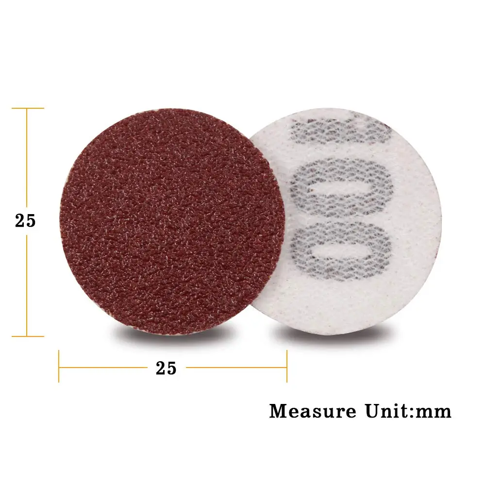 SPEEDWOX 100pcs Sanding Discs 1 Inch | 100 Grit Hook & Loop for Drill & Grinder - view 5