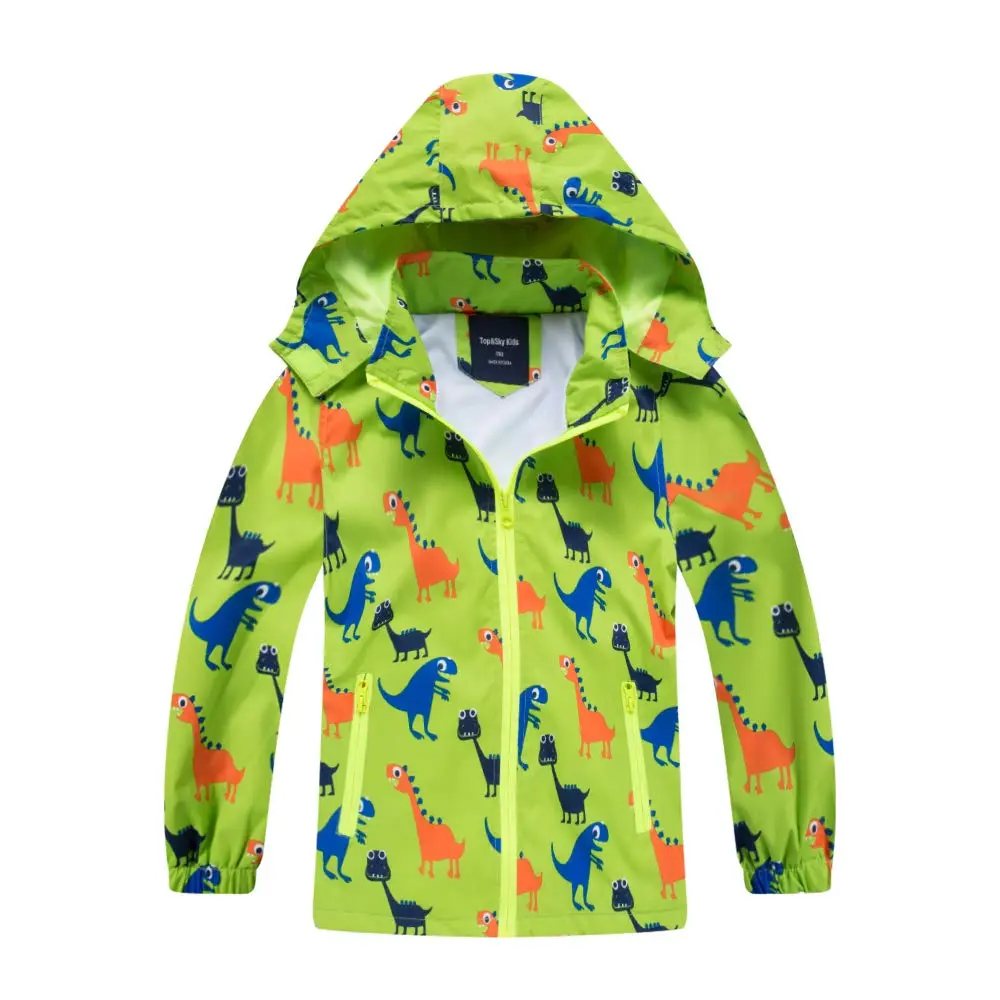 IjnUhb Waterproof Hooded Jacket for Boys Girls 6T | Windproof & Rainproof Kids Coat - main product image