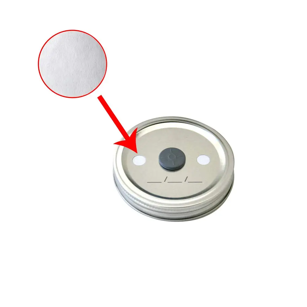 Acuteye Synthetic Filter Paper Stickers 20mm Diameter 0.25 Micron 64pcs | For Mushroom Cultivation & Lab Filtration - view 5