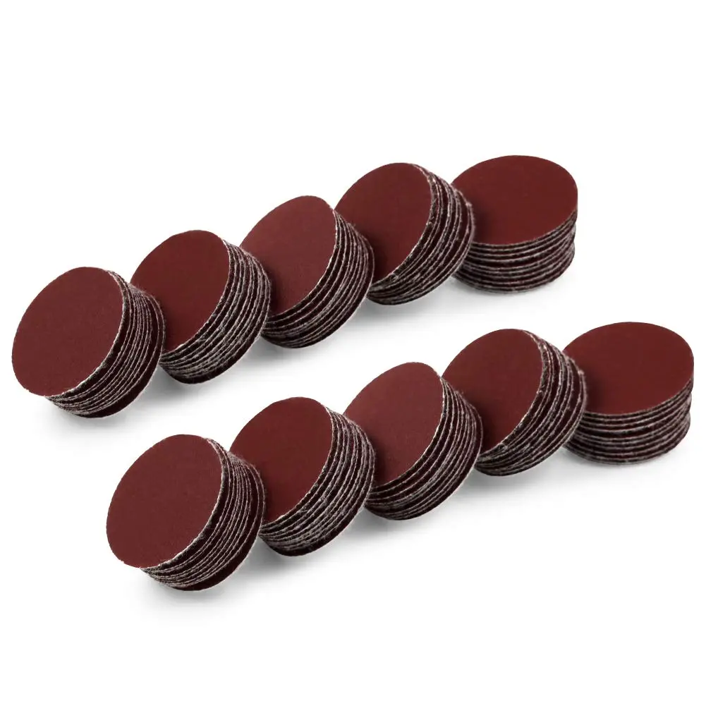 SPEEDWOX 1 Inch 400-Grit Hook & Loop Sanding Discs | Durable Aluminum Oxide for Wood & More - main product image