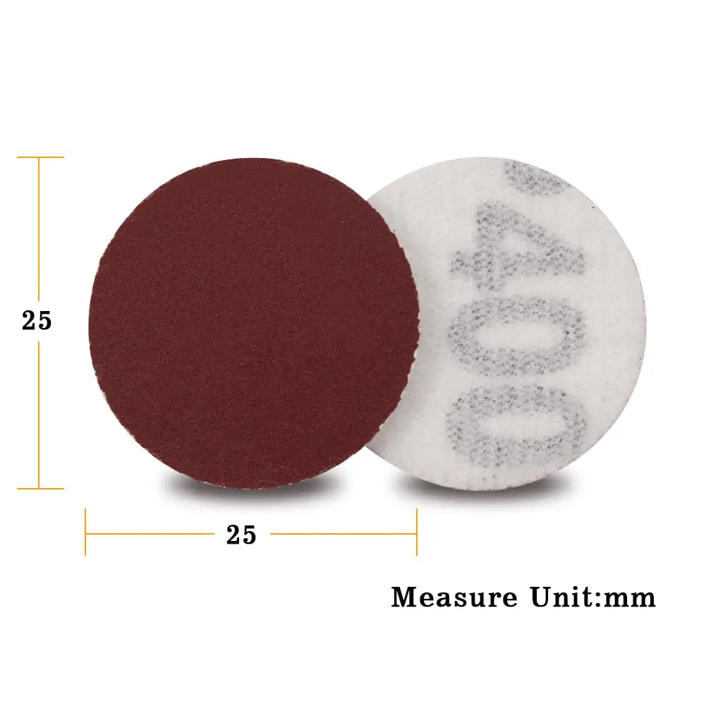 SPEEDWOX 1 Inch 400-Grit Hook & Loop Sanding Discs | Durable Aluminum Oxide for Wood & More - view 5