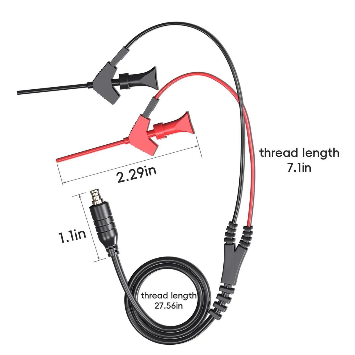 Goupchn MCX Test Probe Hook Lead with Mini Pocket Oscilloscope Clip | High Sensitivity & Portable - view 3