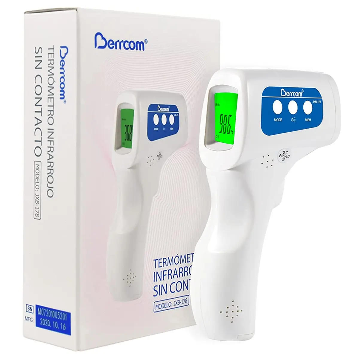 Berrcom Digital Infrared Forehead Thermometer 3 in 1 | Non Contact Fever Check for Kids & Adults - view 9