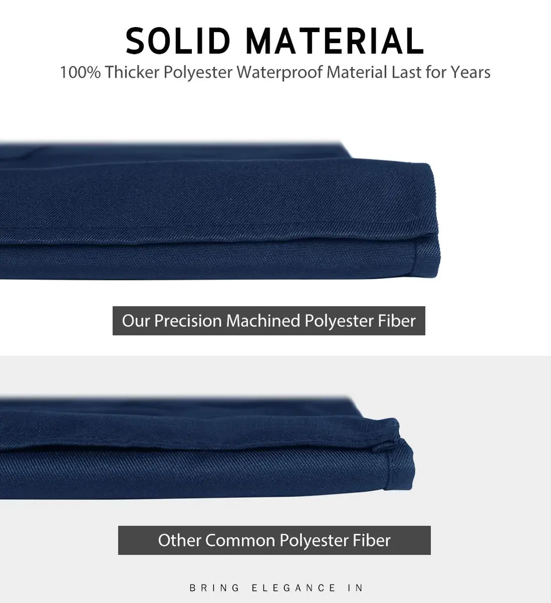 Syntus Nautical Blue Bib Apron 2-Pack | Adjustable, Water-Resistant, 2 Pockets - view 3