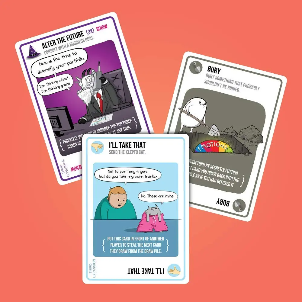 Exploding Kittens Barking Kittens Expansion Set 20 Cards + Cat Crown | Ages 7+ Family Party Game - view 7