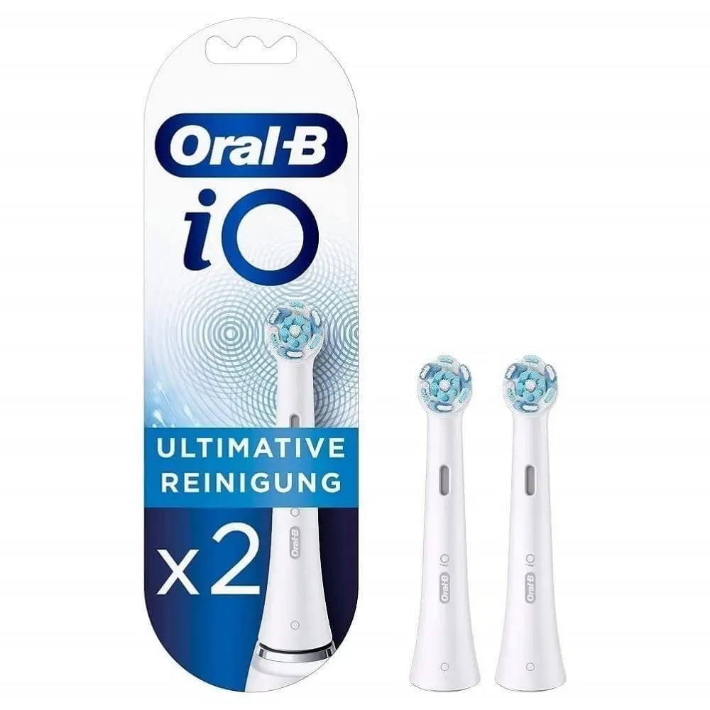 Oral-B iO Ultimate Cleaning Toothbrush Heads 2 Count | Revolutionary iO Technology for Best Cleaning - main product image
