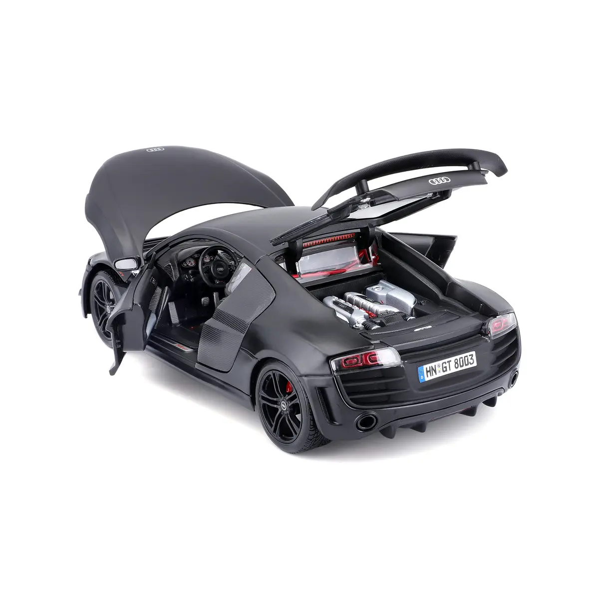 Maisto M31395 31395 Audi Collectible Car Black | Diecast Model for Collectors & Enthusiasts - view 2