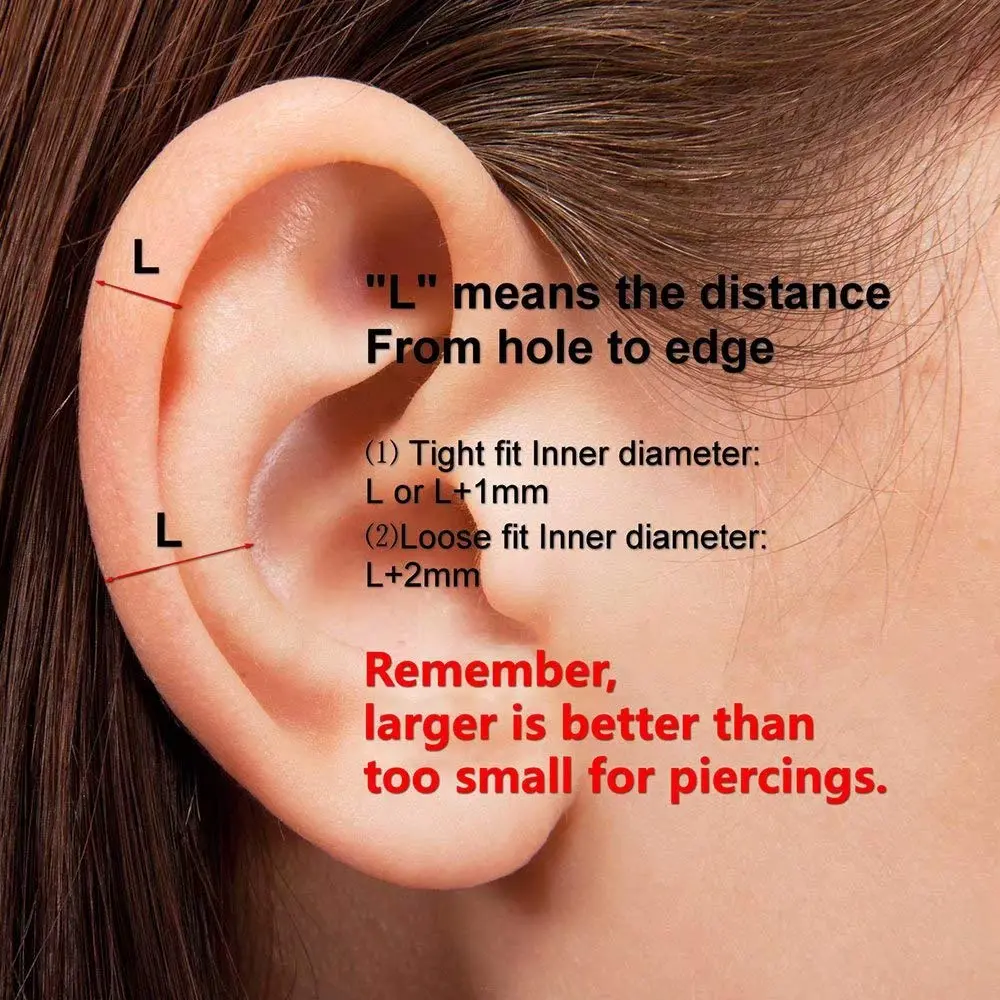 M MOOHAM Nose Rings for Women, 18g Silver Hoop, 9mm Inner Diameter | Hypoallergenic Surgical Steel Jewelry - view 7