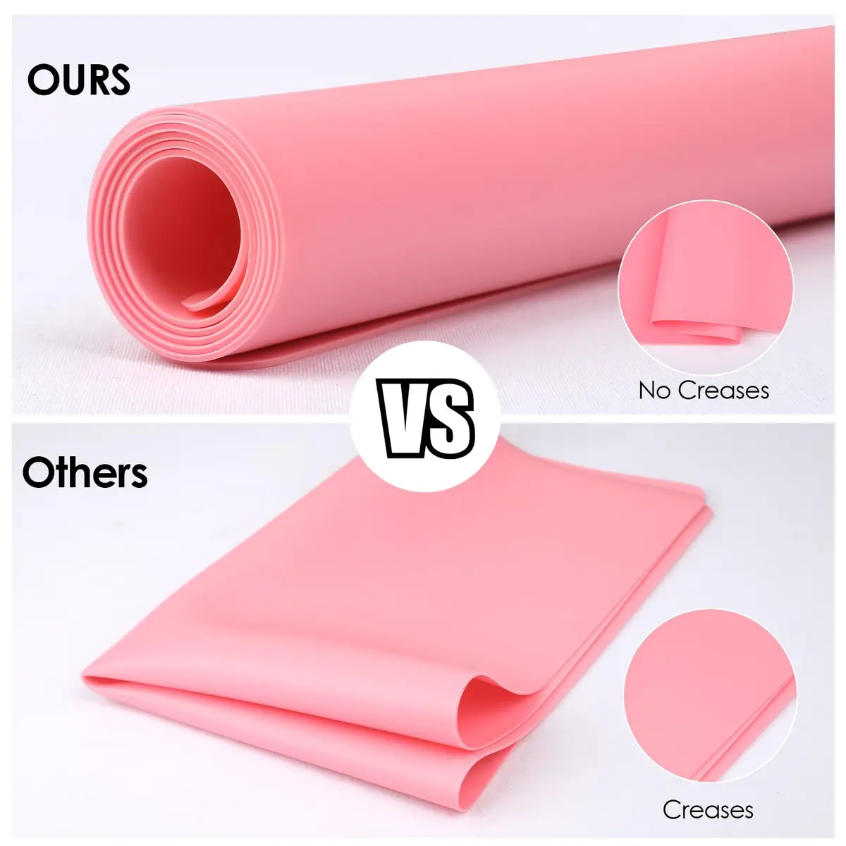 QPIX DIGITAL Extra Large Silicone Craft Mat 60x40 cm (23.62x15.75 inches) | BPA-Free Food-Grade Silicone for Kids Crafts, Baking, and Dining - view 8
