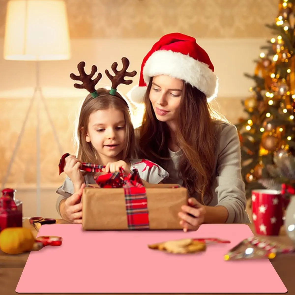 QPIX DIGITAL Extra Large Silicone Craft Mat 60x40 cm (23.62x15.75 inches) | BPA-Free Food-Grade Silicone for Kids Crafts, Baking, and Dining - view 2
