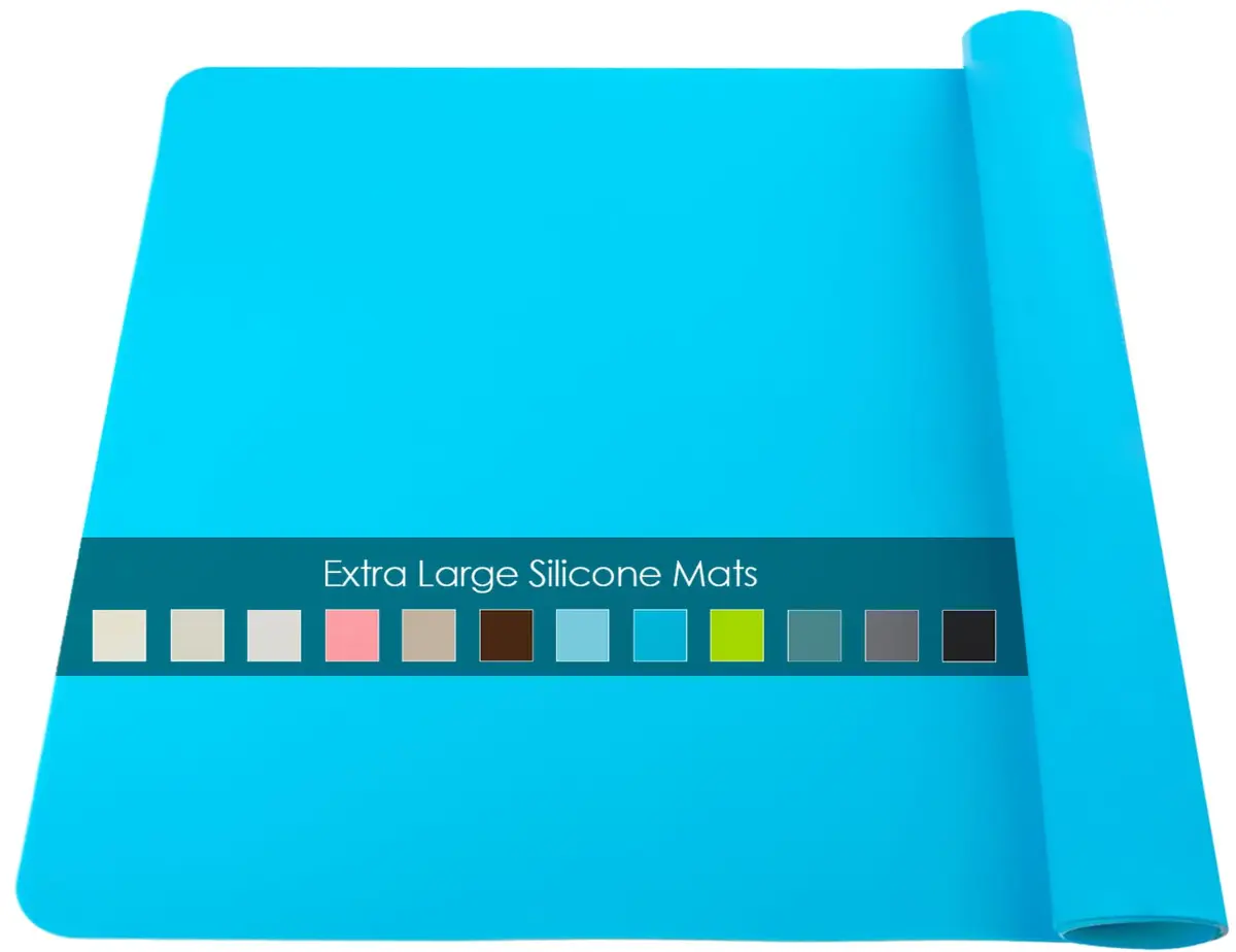 QPIX DIGITAL Extra Large Silicone Craft Mat 59.94cm x 40cm (23.62x15.75 inches) | Food-Grade BPA-Free & Heat Resistant - main product image