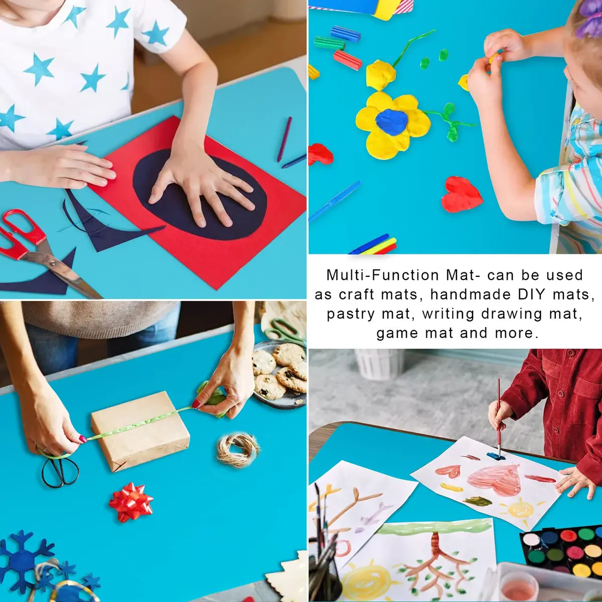 QPIX DIGITAL Extra Large Silicone Craft Mat 59.94cm x 40cm (23.62x15.75 inches) | Food-Grade BPA-Free & Heat Resistant - view 7