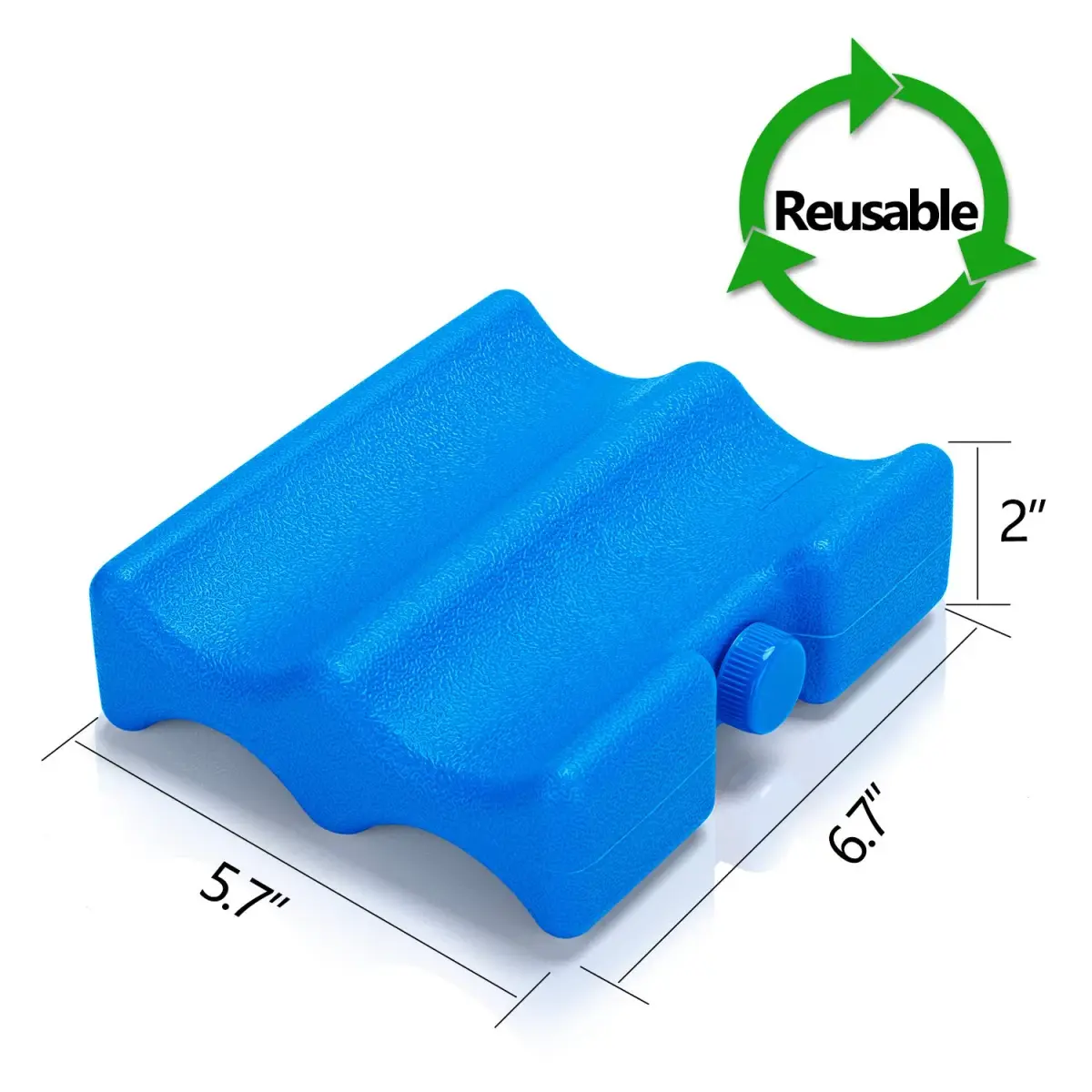 Teamoy Breastmilk Ice Pack Medium 16.8cm x 19cm x 5.4cm | BPA-Free Ice Pack for Breastmilk Storage - view 3