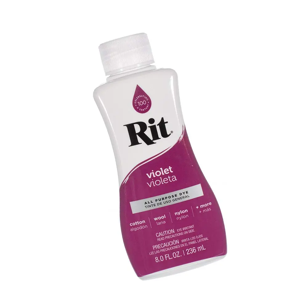Craft County Rit Dye Liquid Violet 8 Oz | Vibrant Color for Fabric & Crafts - view 2