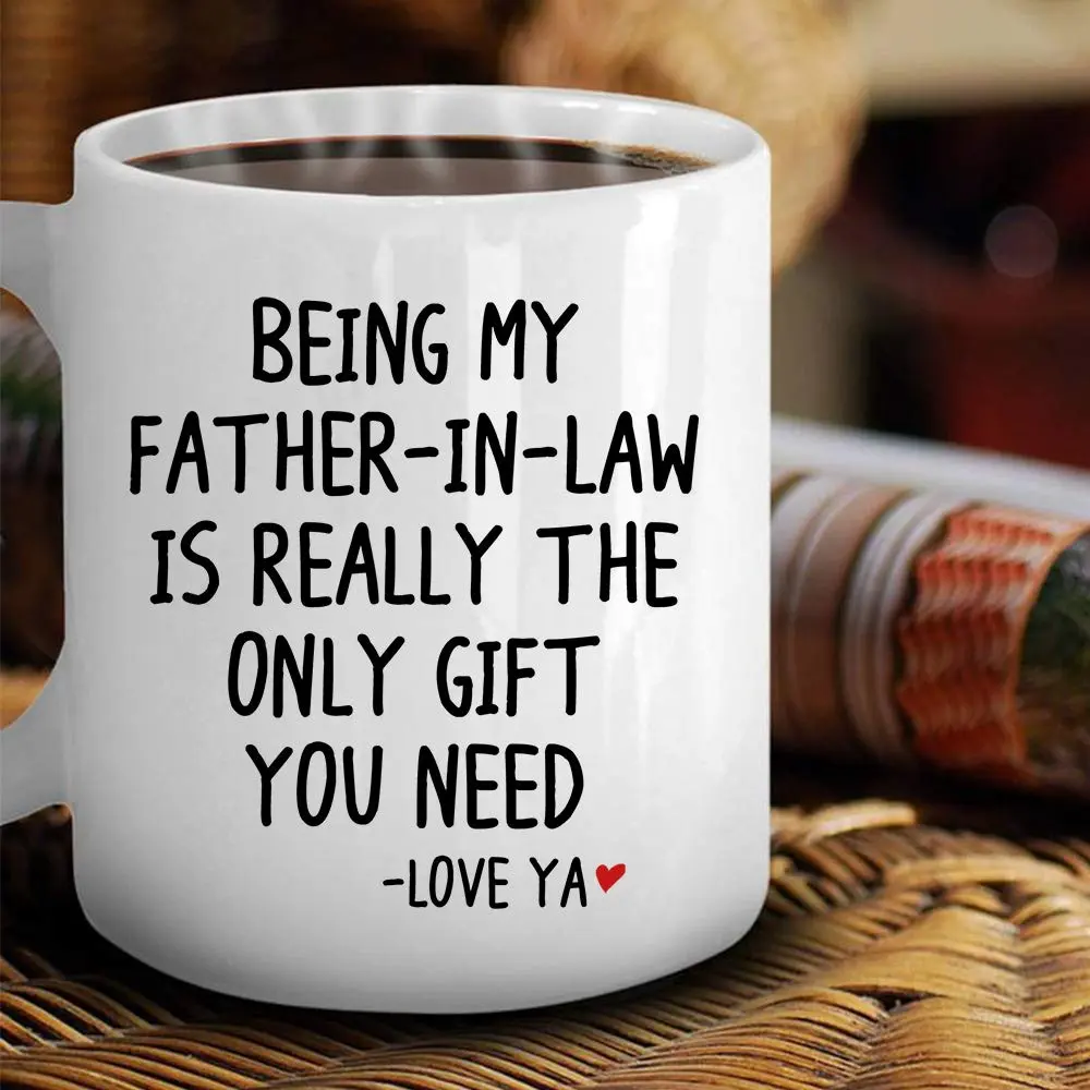 MyCozyCups Father's Day Mug for In Law 11oz | Funny Sarcastic Gift for Dad-in-Law - view 5