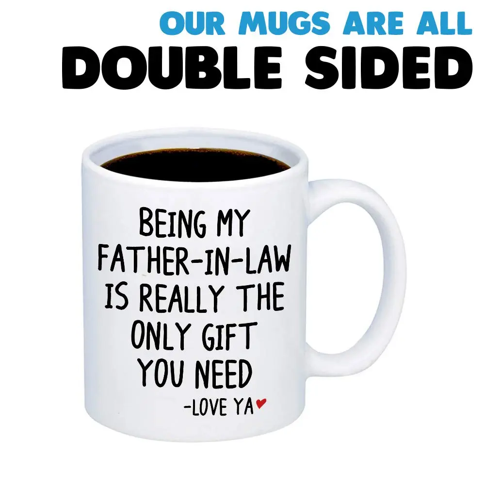MyCozyCups Father's Day Mug for In Law 11oz | Funny Sarcastic Gift for Dad-in-Law - view 6