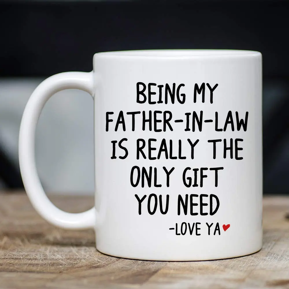 MyCozyCups Father's Day Mug for In Law 11oz | Funny Sarcastic Gift for Dad-in-Law - view 2