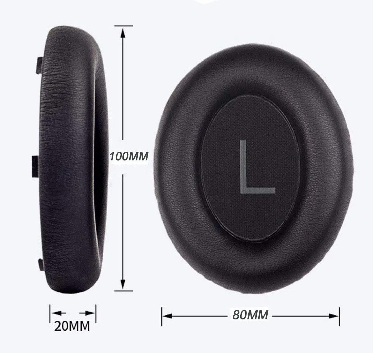 Luckvan Replacement Ear Pads for Bose 700 Headphones - NC700 Ear Pads Cushion, Black (5 in x 4 in x 0.5 in) - view 6