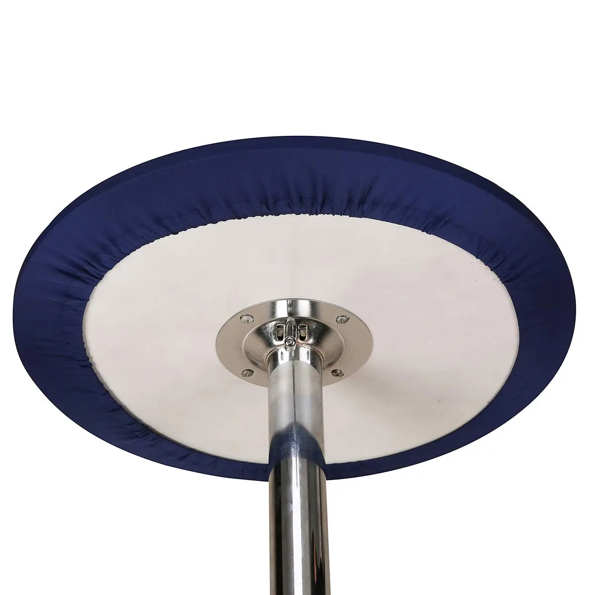 JISEN 30 Inch Round Tablecloth A-Navy | Stretchable Fitted Spandex Cover - view 3