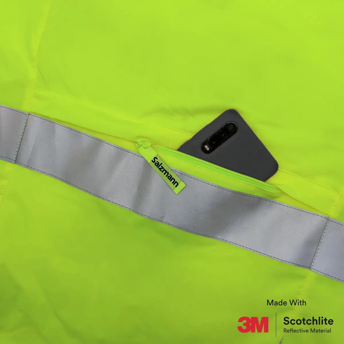 Salzmann Reflective Running Vest | Lightweight, Breathable Hi Vis Vest - view 5