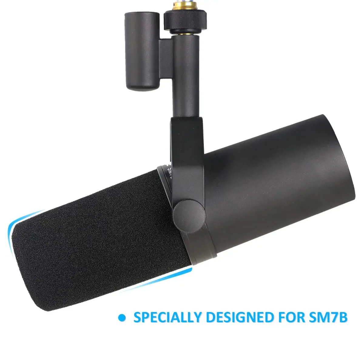 YOUSHARES SM7B Pop Filter for Shure SM7B Mic, SM7B Windscreen Replacement | Reduces Plosives & Protects Mic - view 5