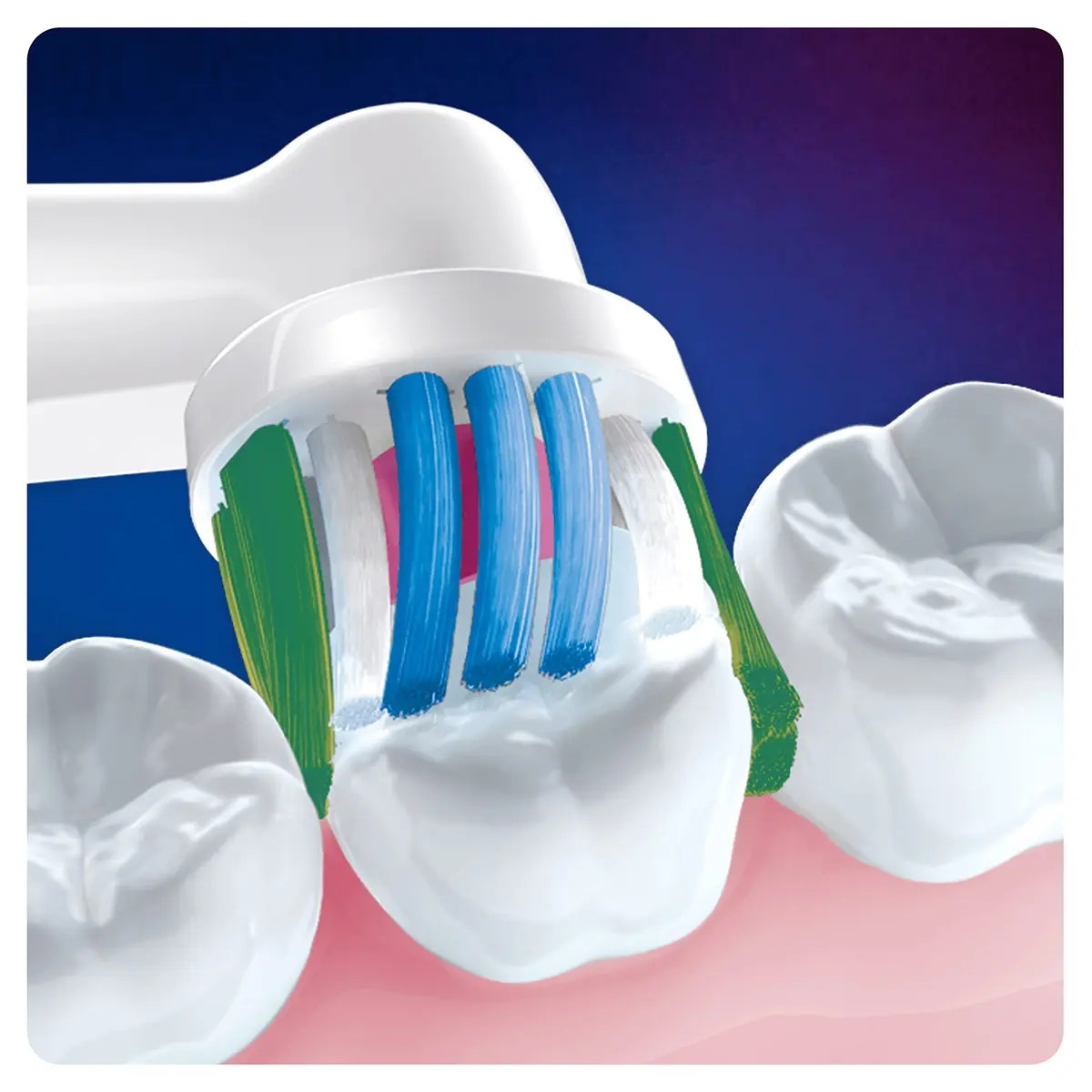 Oral-B 3D White Electric Toothbrush Head Replacement 4 Count | Whitens Teeth from Day 1 - view 4
