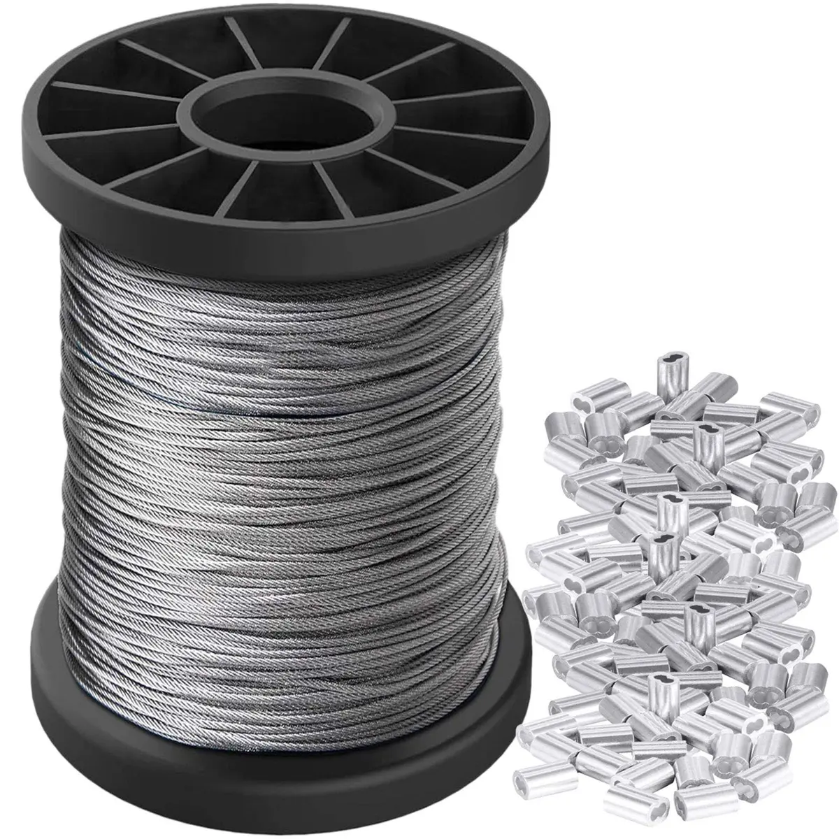 Cerpourt Heavy Duty Stainless Steel Picture Hanging Wire 1.5mm | Supports up to 150lbs - main product image