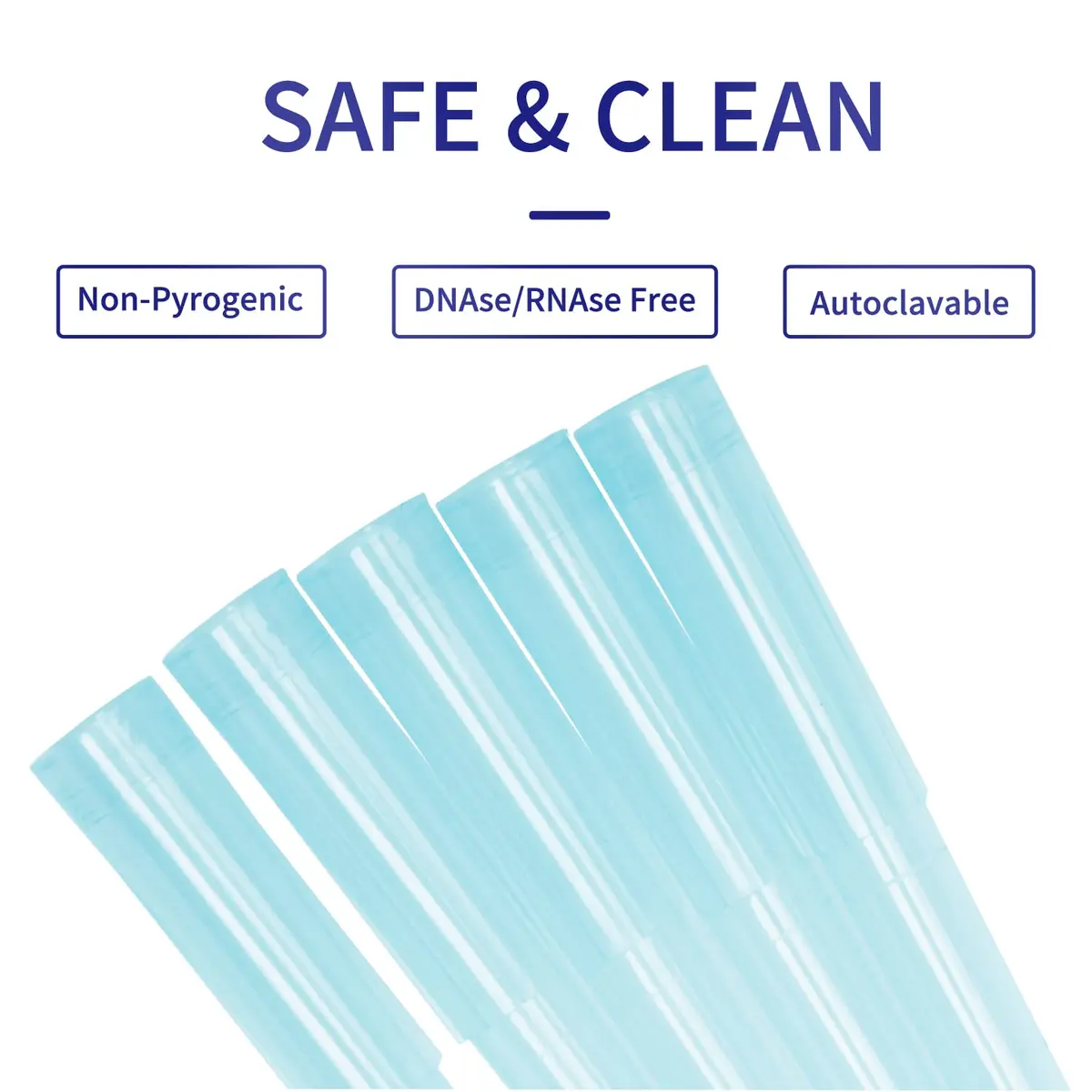 PRECIPETTE 1mL Universal Pipette Tips (1000ul) | Blue, 500 Count Pack | Autoclavable, DNAse/RNAse Free - view 3